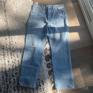 GAP Sky high Straight leg jeans, size 6 petite, new with tags